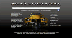 Desktop Screenshot of nicksupholstery.net
